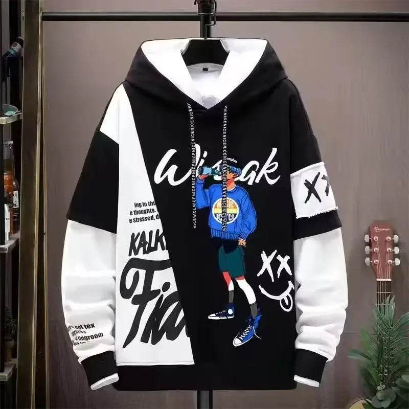2024 Men's Graphic Hoodie - Casual Hip Hop Autumn Sweatshirt - Buy Center