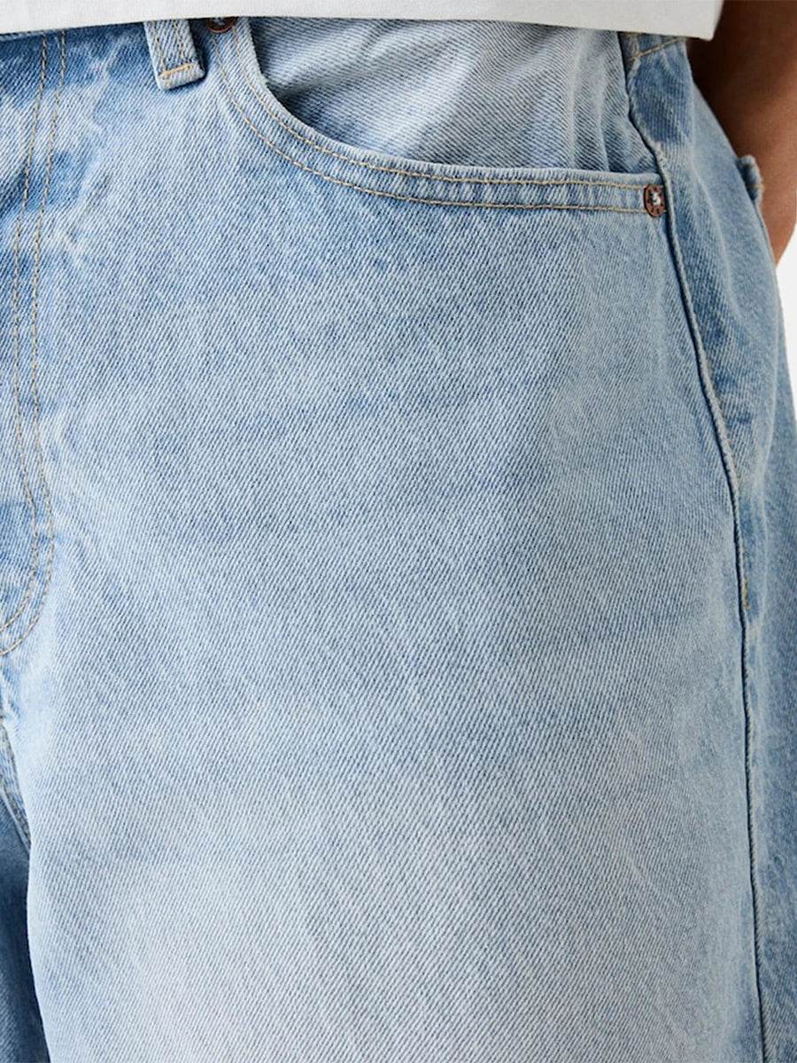 Trendy Men's Denim Shorts - Zipper Button Closure, Casual Summer Style - Buy Center