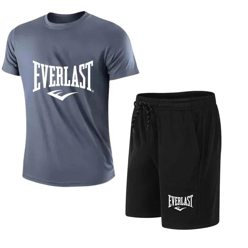 EVERLAST Men's T-Shirt and Shorts Set - Sporty Leisure Wear for Summer - Buy Center