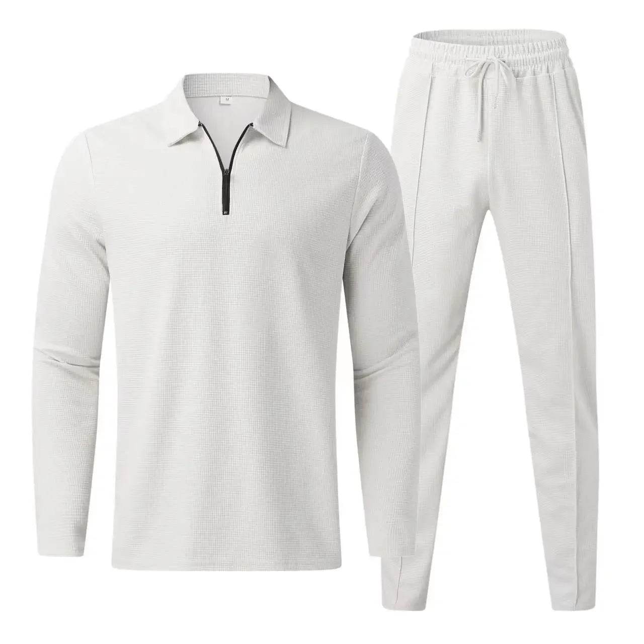 2023 Men's Casual T-Shirt Suit - Summer Long Sleeve Set - Buy Center