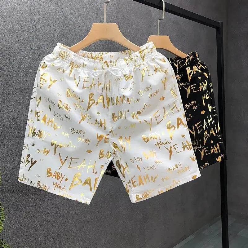 Men's Korean Casual Shorts - High-Quality Sports Pants with Drawstring - Buy Center