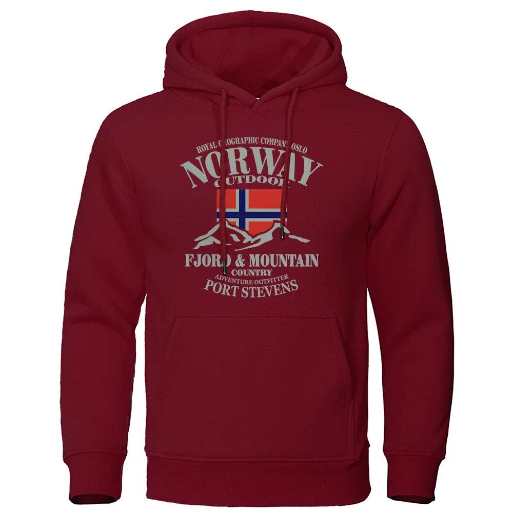 Norway FjordFashion Oversize Casual Hoody - Autumn Street Style - Buy Center