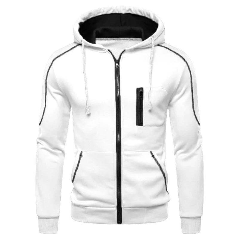 Street Ninjas Men's Zip Up Hoodie - Fleece Lined Casual Jacket - Buy Center