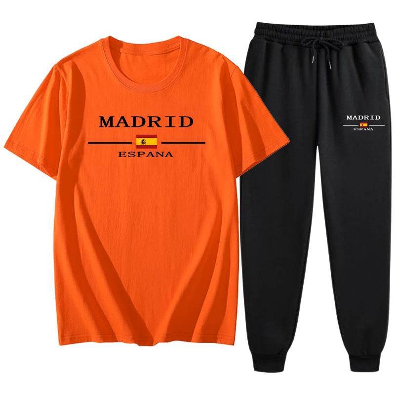 TLIT Men's Casual Sports Suit - 2pcs Pure Cotton Tracksuit Set - Buy Center