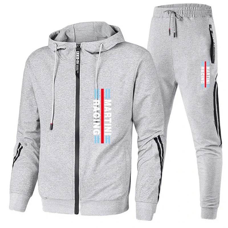 Men's Martini Racing Suit Set - Fashion Casual Sweater & Pants - Buy Center