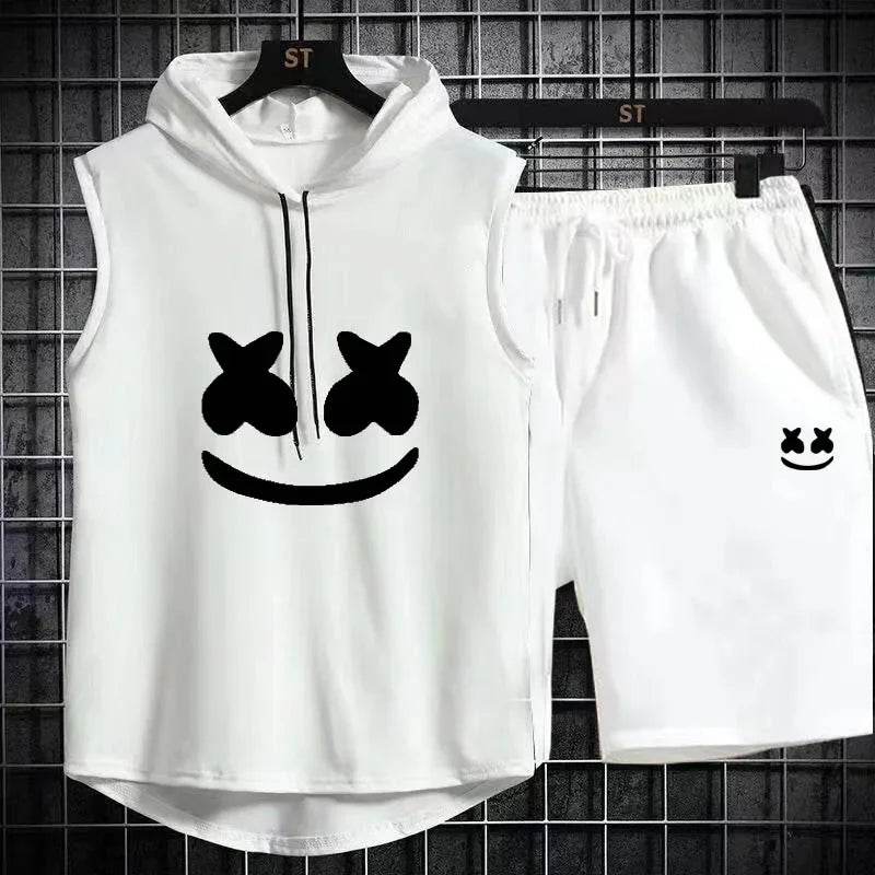 Summer Men's Two-Piece Casual Set - T-Shirt & Shorts Sports Suit - Buy Center