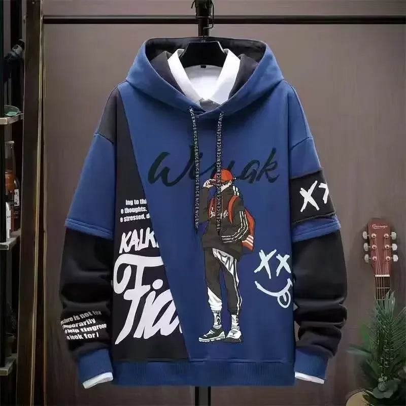 2024 Men's Graphic Hoodie - Casual Hip Hop Autumn Sweatshirt - Buy Center
