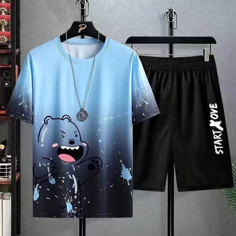 Trendy Casual Sports 2-Piece Set for Youth - Cool Summer Style - Buy Center
