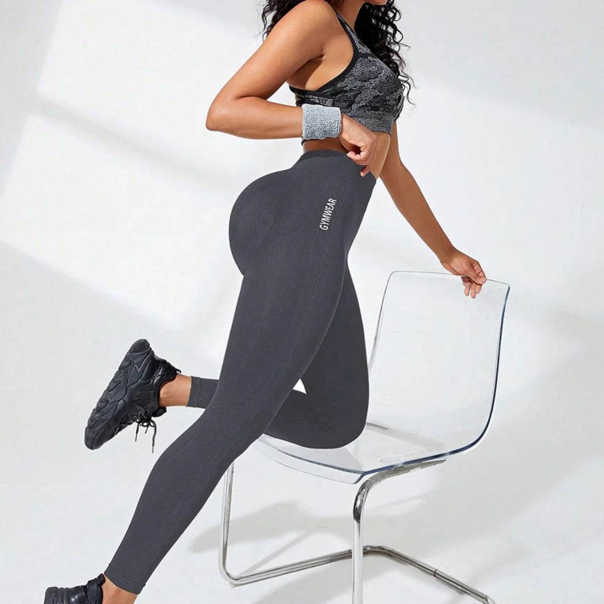 High Waisted Yoga Leggings for Women - Soft Tummy Control Pants - Buy Center