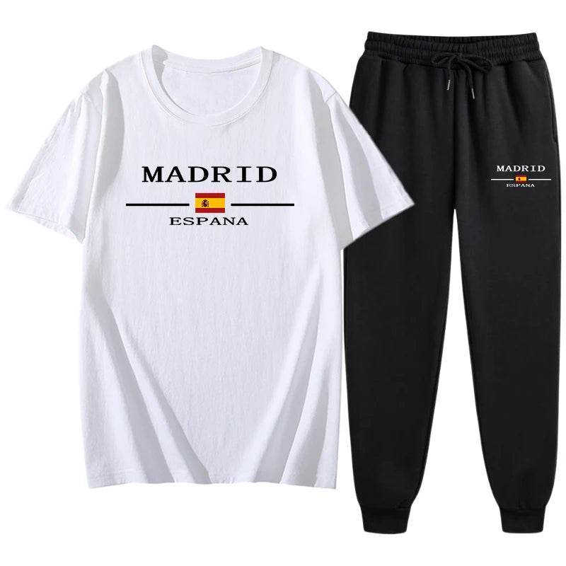 TLIT Men's Casual Sports Suit - 2pcs Pure Cotton Tracksuit Set - Buy Center