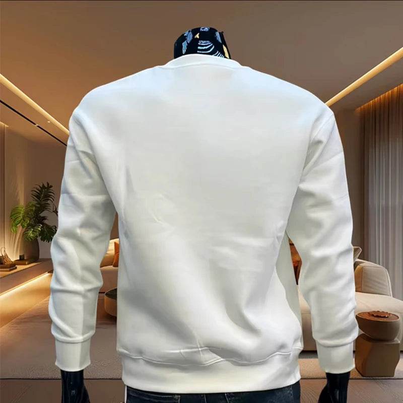 TLIT Men's O-neck Hoodies - Casual Long Sleeve Pullover for Spring & Autumn - Buy Center