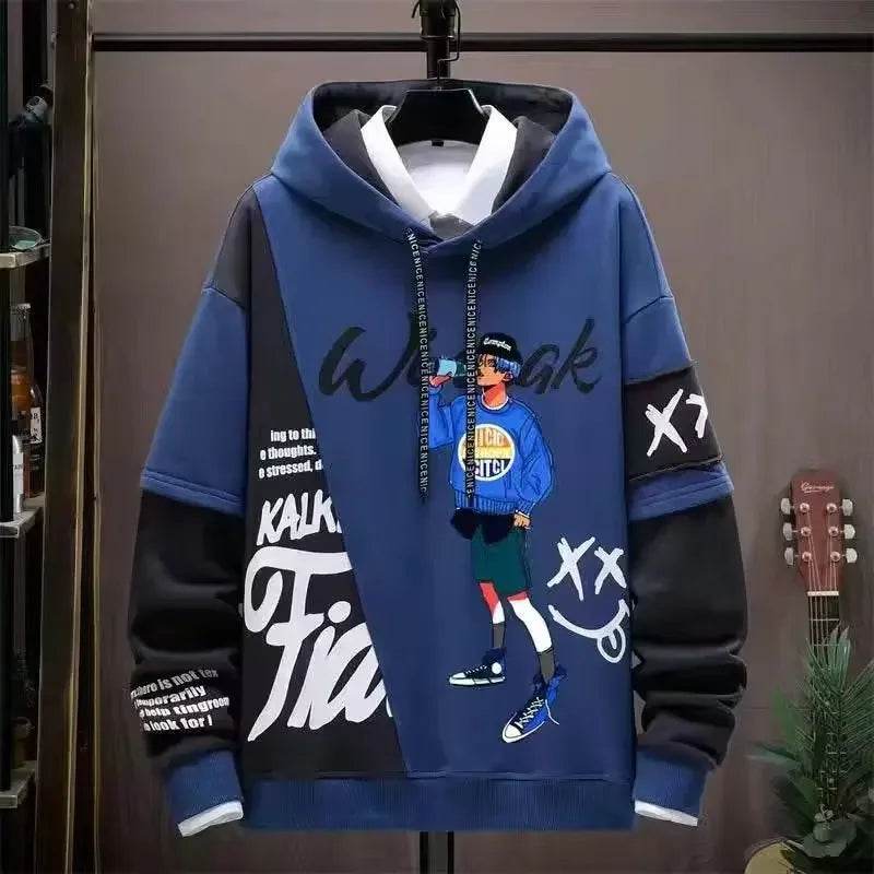 2024 Men's Graphic Hoodie - Casual Hip Hop Autumn Sweatshirt - Buy Center