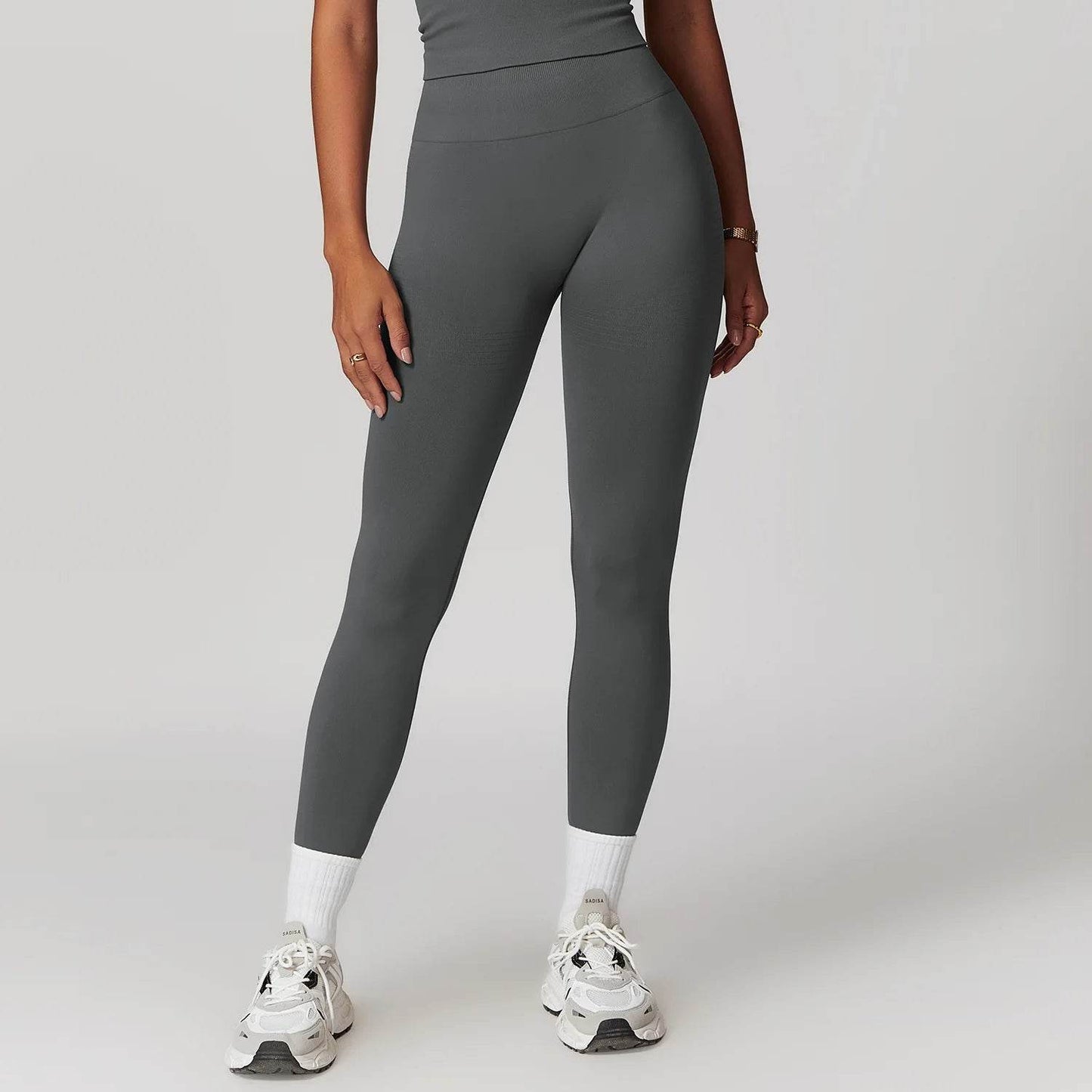 Women's High Waist Seamless Yoga Leggings - Breathable Workout Fit - Buy Center
