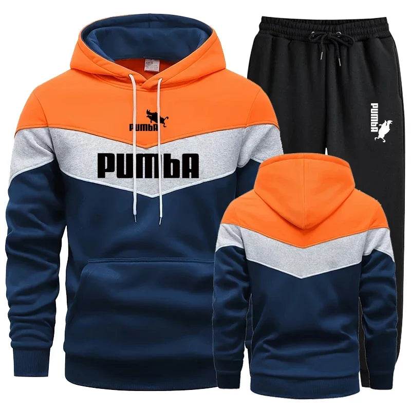GOYN Casual Mens Tracksuit Set - Cozy Hooded Sweatshirt & Joggers - Buy Center