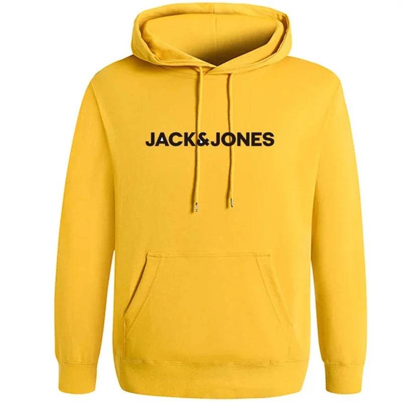 Men's Casual Hoody with Funny Letter Print - Fleece Pullover Streetwear - Buy Center