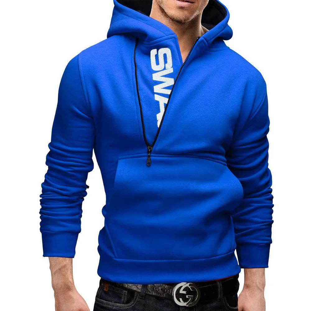 Men's Full Zip Hoodie Jacket - Casual Sportswear with Pocket - Buy Center