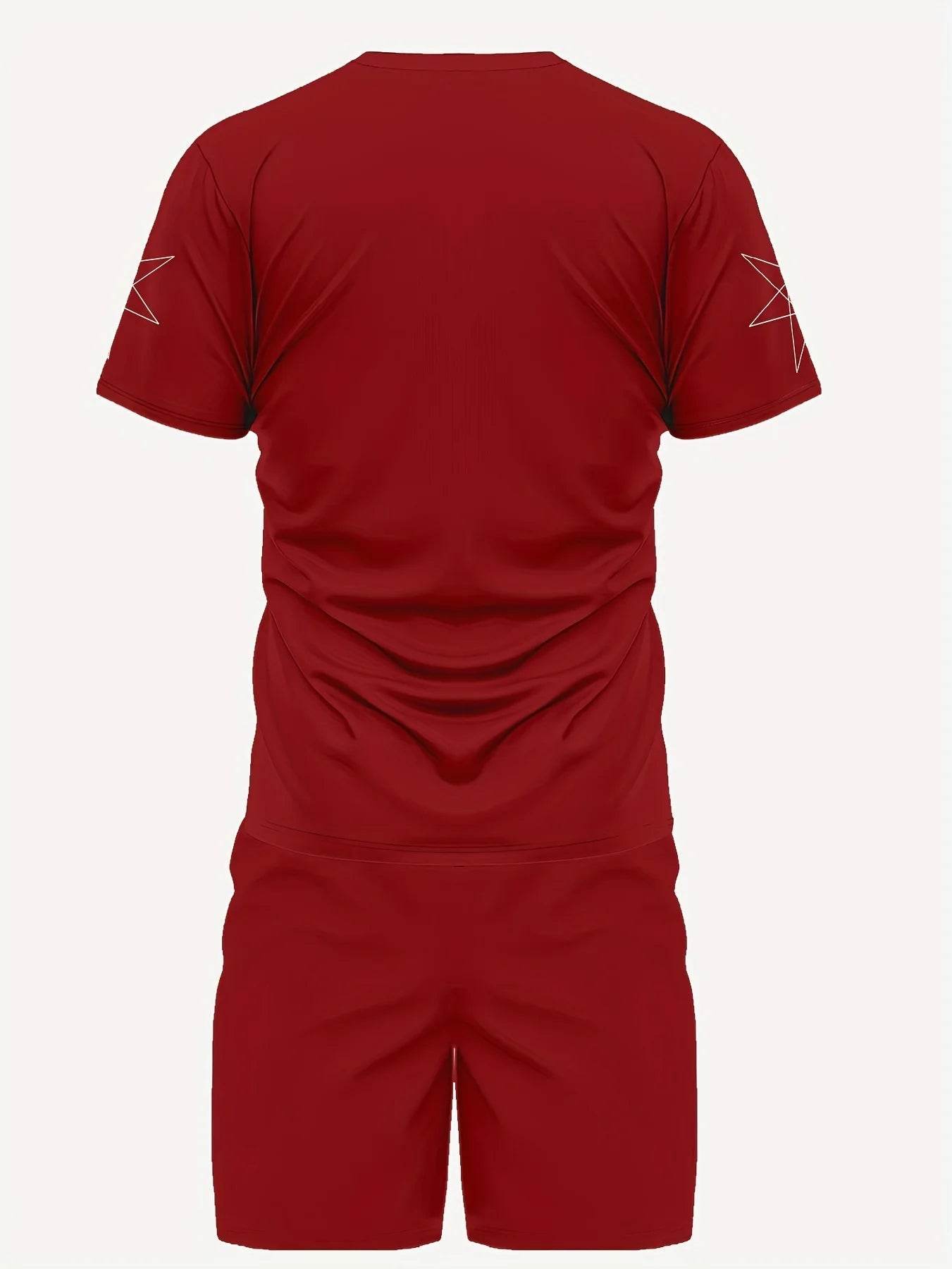 2025 Men's Printed Round Neck Shirt - Breathable Quick Dry Comfort - Buy Center