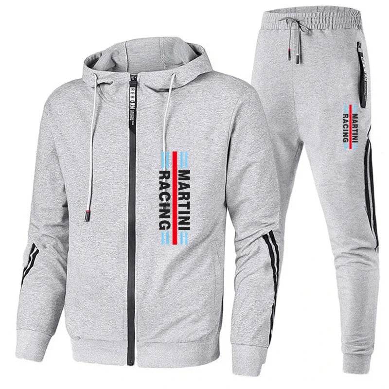 Men's Martini Racing Suit Set - Fashion Casual Sweater & Pants - Buy Center