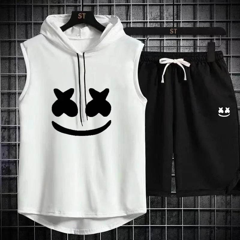 Summer Men's Two-Piece Casual Set - T-Shirt & Shorts Sports Suit - Buy Center