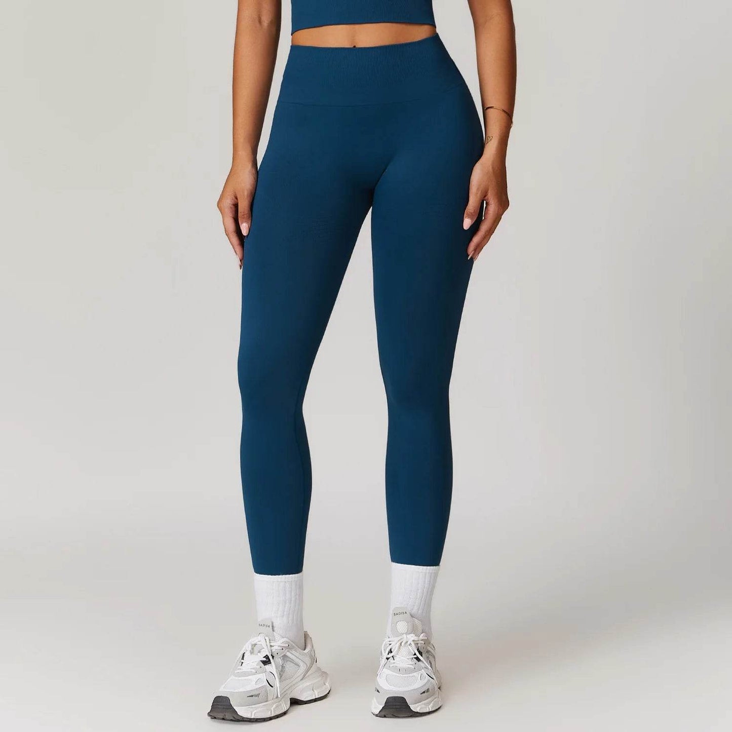 Women's High Waist Seamless Yoga Leggings - Breathable Workout Fit - Buy Center