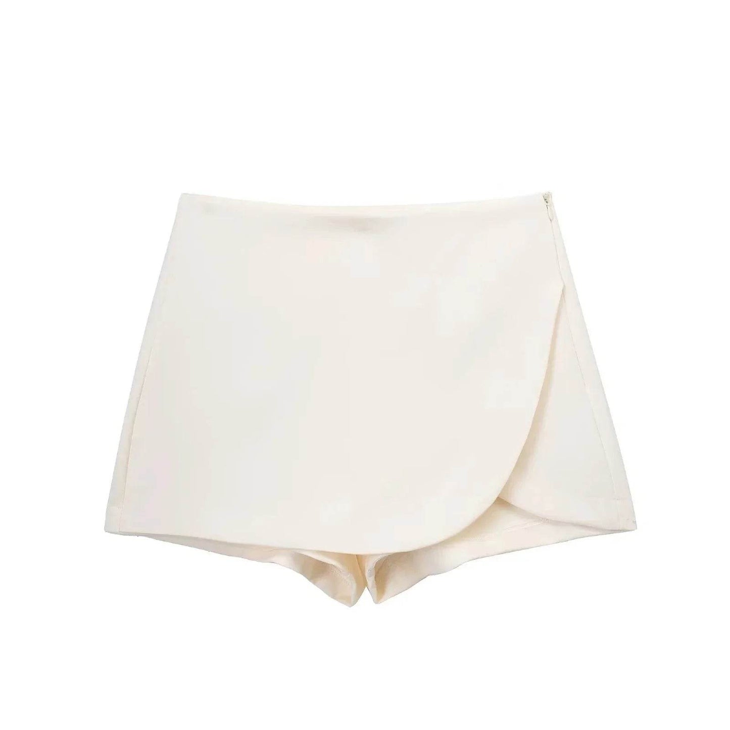 Women's High Waist Mini Skort - Stylish Brown & Pink Casual Wear - Buy Center