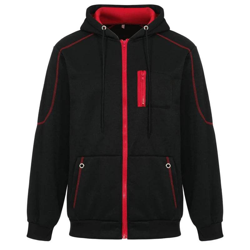 Street Ninjas Men's Zip Up Hoodie - Fleece Lined Casual Jacket - Buy Center