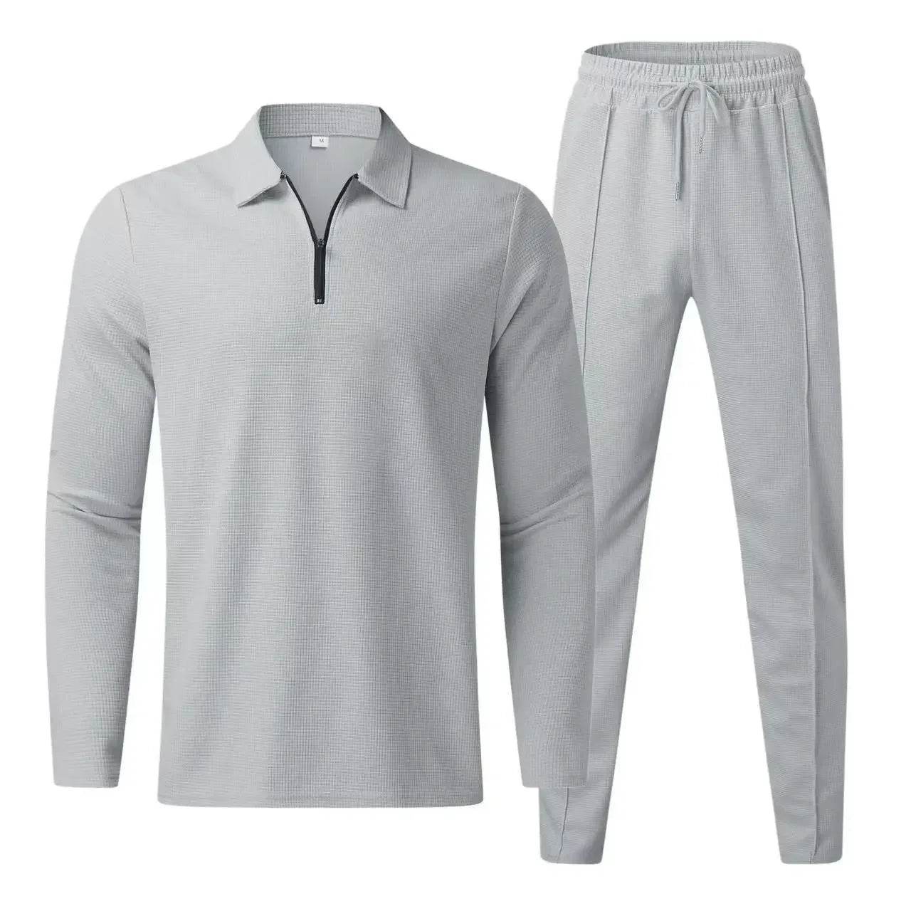 2023 Men's Casual T-Shirt Suit - Summer Long Sleeve Set - Buy Center