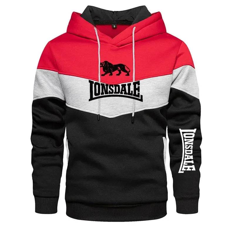 2025 Men's Patchwork Hoodie - Casual Fleece Thermal Sportswear - Buy Center