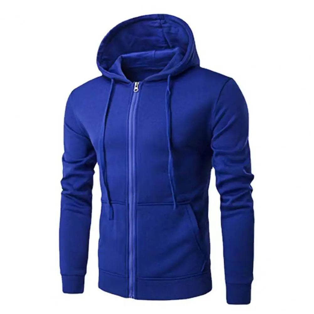 Men's Autumn Zipper Hoodie - Slim Fit Long Sleeve Sweatshirt Jacket - Buy Center