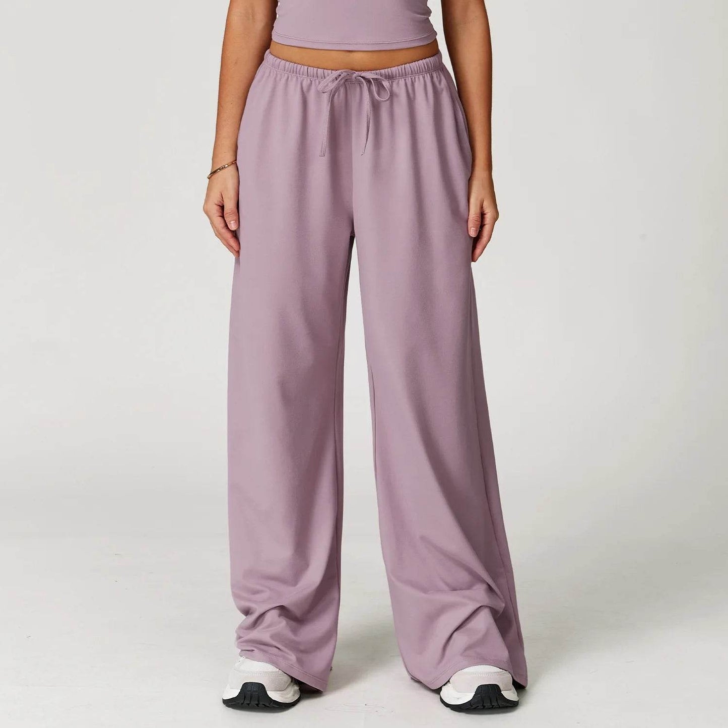 Women's High Waist Flared Leggings - Breathable Wide Leg Yoga Pants - Buy Center