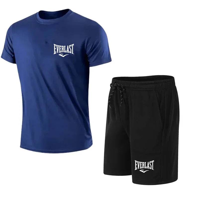 EVERLAST Men's T-Shirt and Shorts Set - Sporty Leisure Wear for Summer - Buy Center