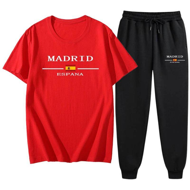 TLIT Men's Casual Sports Suit - 2pcs Pure Cotton Tracksuit Set - Buy Center