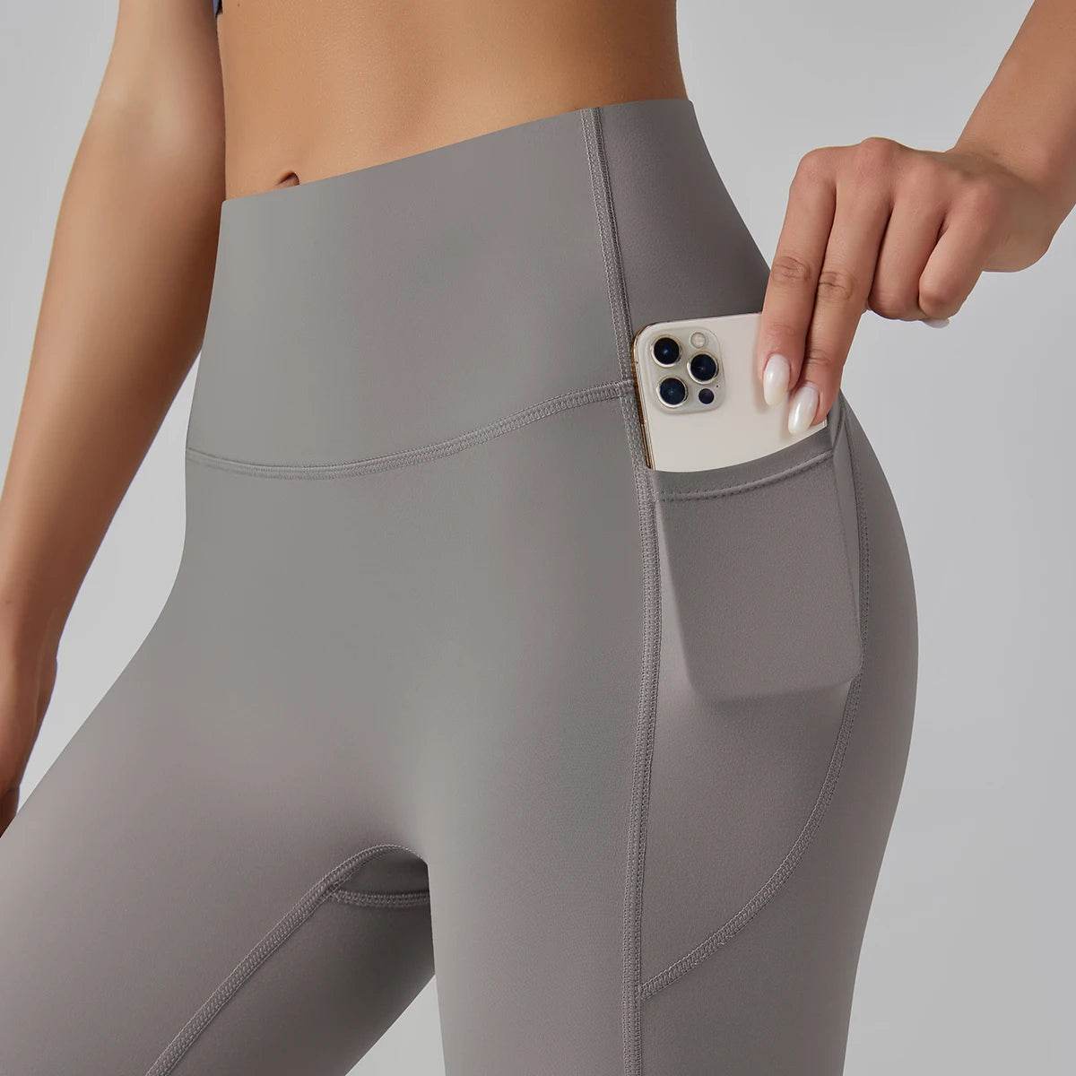 Hamidou Women's High Waist Leggings with Pockets - Yoga & Gym - Buy Center