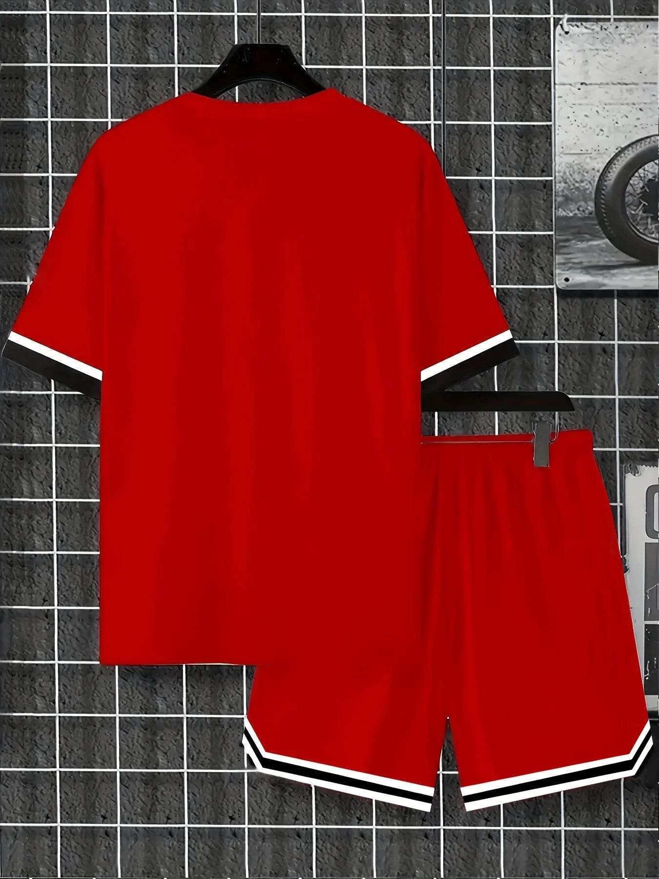 Men's Quick-Drying Sports Suit - Breathable Round Neck Outdoor Wear - Buy Center