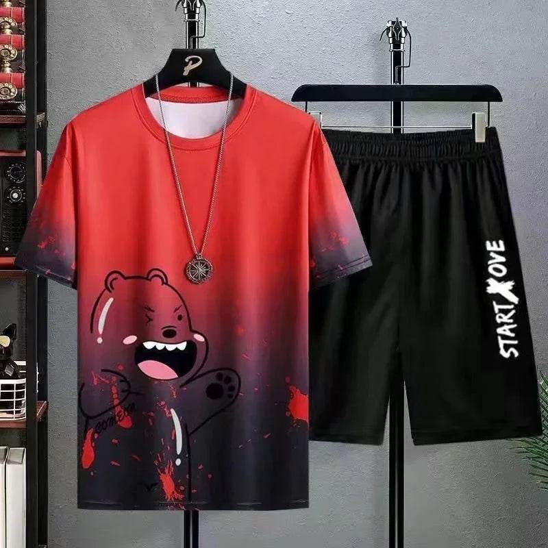 Trendy Casual Sports 2-Piece Set for Youth - Cool Summer Style - Buy Center
