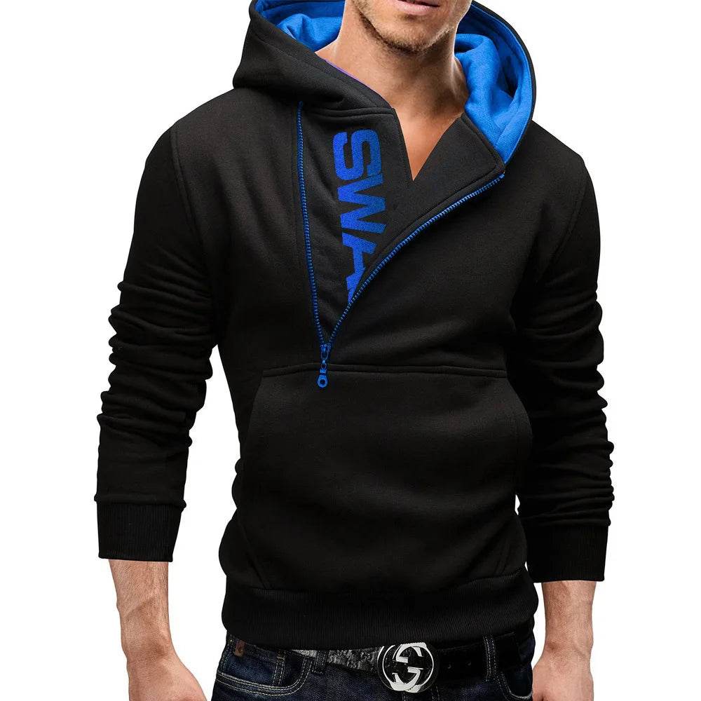 Men's Full Zip Hoodie Jacket - Casual Sportswear with Pocket - Buy Center