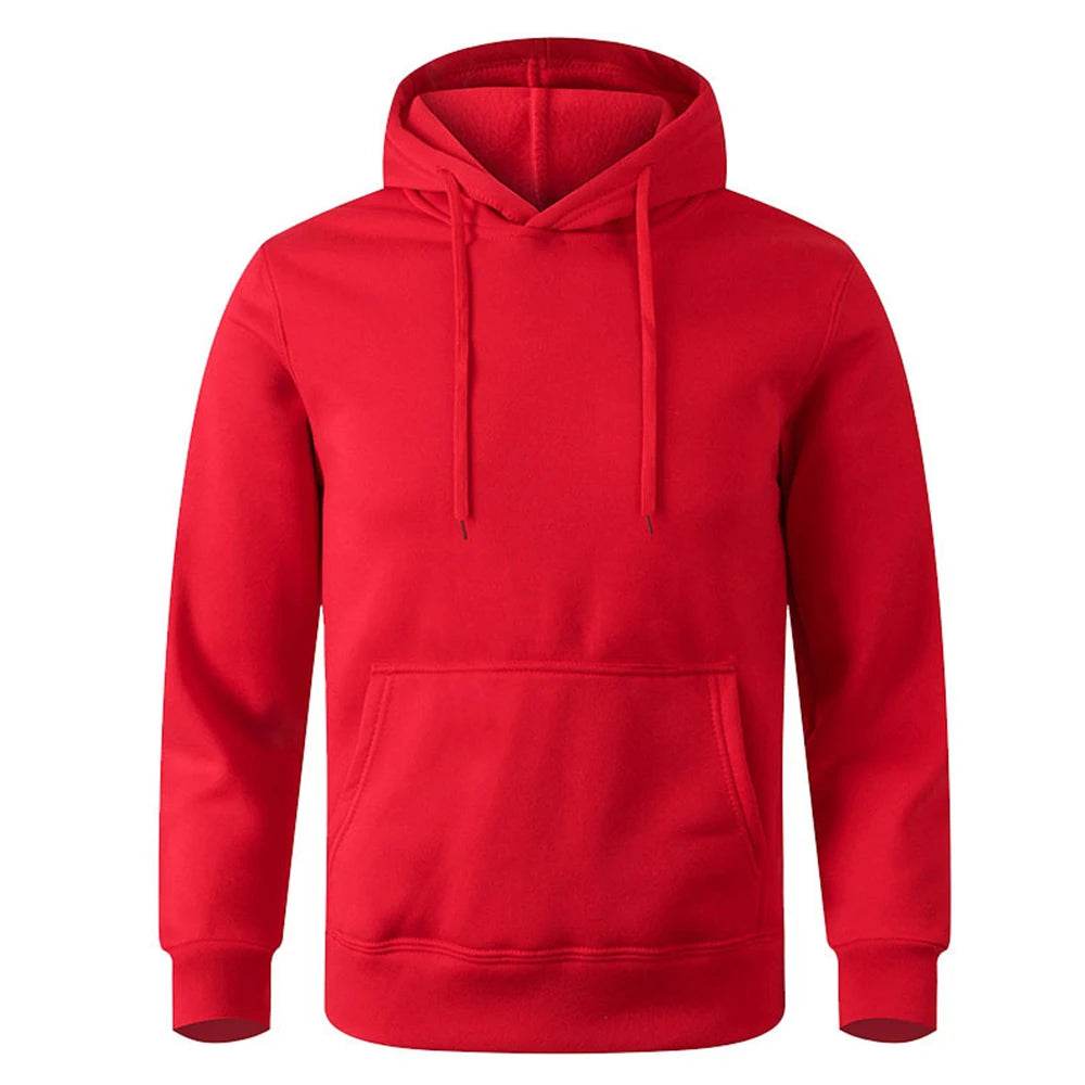 Casual Solid Color Hoodies - Men's & Women's Warm Streetwear Pullover - Buy Center