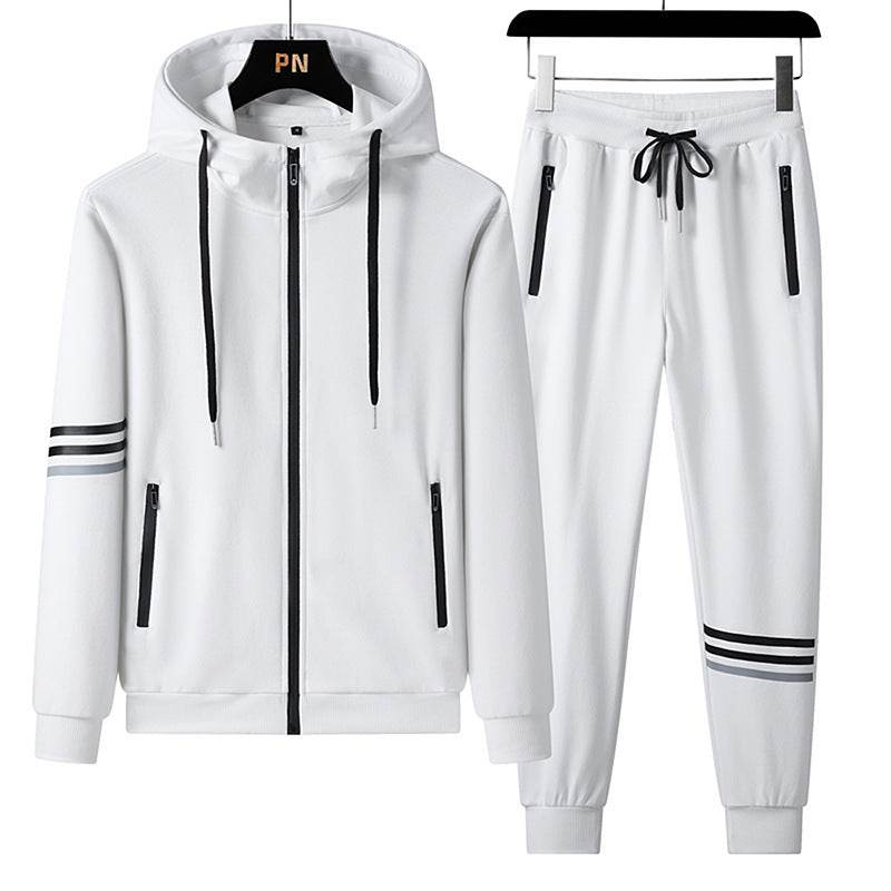 Men's Casual Sports Cotton Hoodie & Trousers Set - Comfortable & Stylish - Buy Center