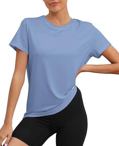 European & American Casual T-Shirt for Ladies - Stylish Round Neck Fit - Buy Center