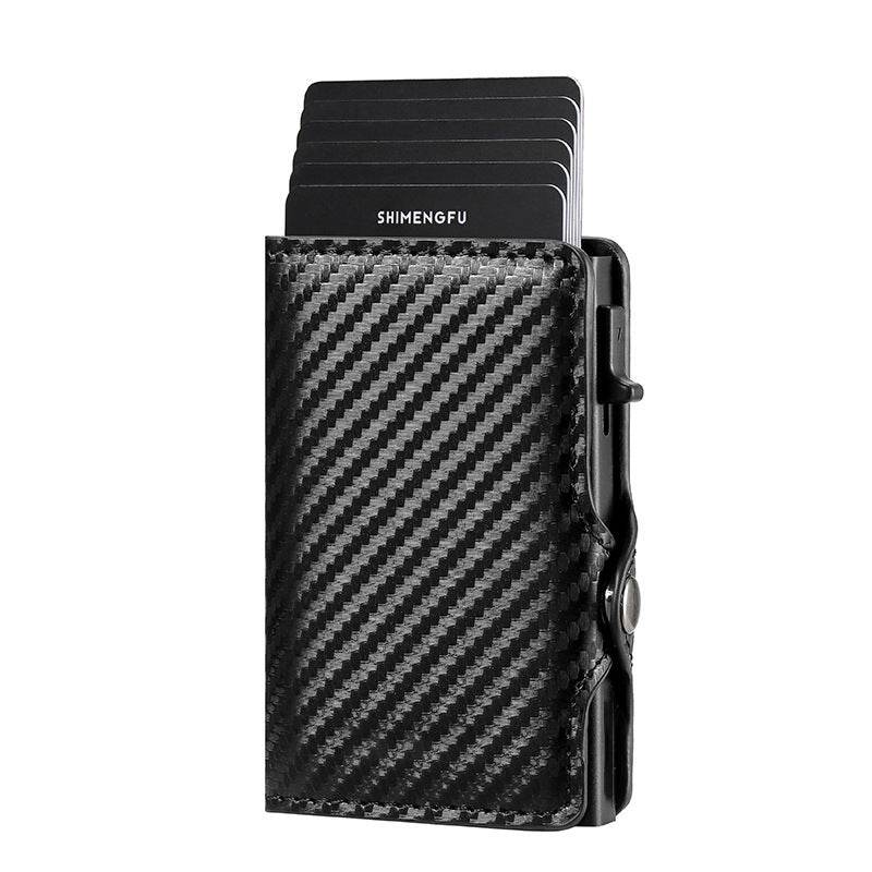Men's Retro Aluminum Alloy Card Wallet - Stylish & Durable Accessory - Buy Center