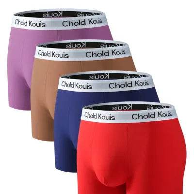 Breathable Men's Boxers - Seamless Comfort in Trendy Solid Colors - Buy Center