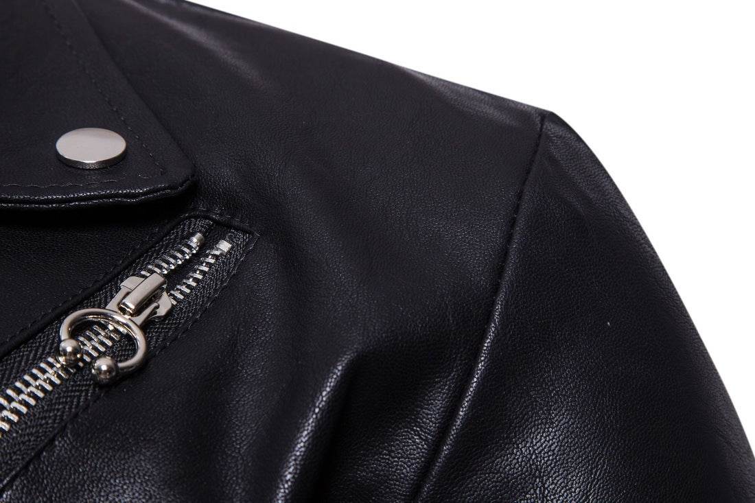 Men's Multi Zip Leather Coat - Stylish Genuine Leather Motorcycle Jacket - Buy Center