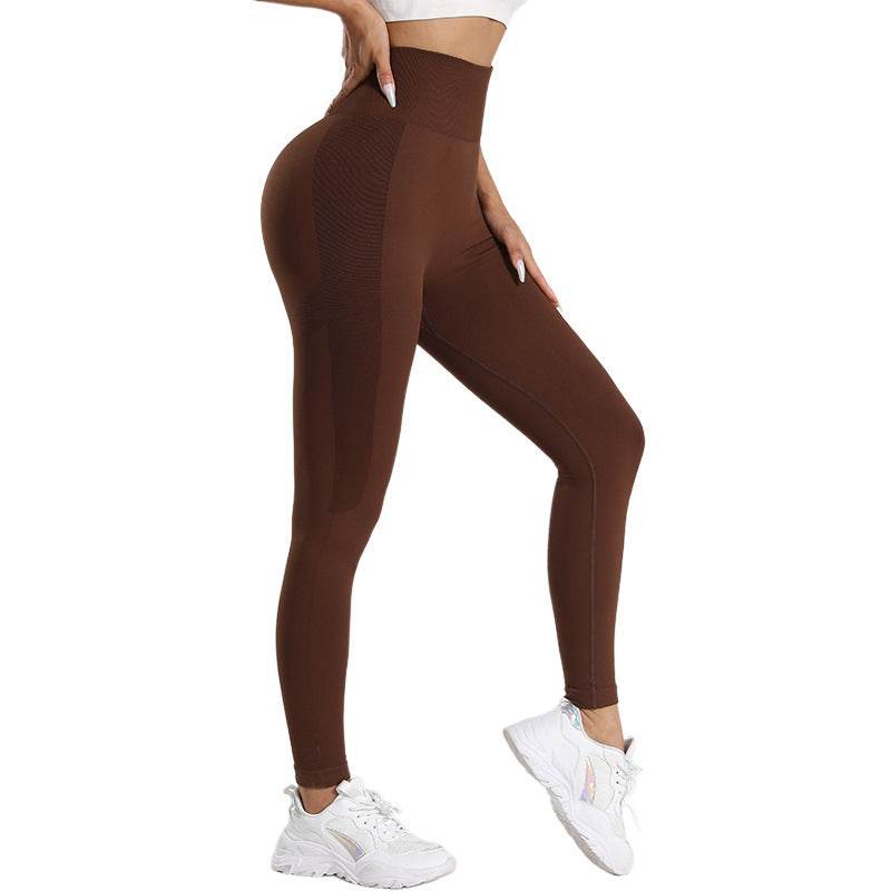 Stylish High Waist Fitness Pants - Seamless Leggings for Active Women - Buy Center
