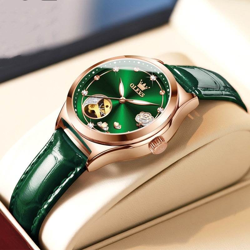 Women's Stylish Waterproof Mechanical Watch - Elegant & Durable Accessory - Buy Center