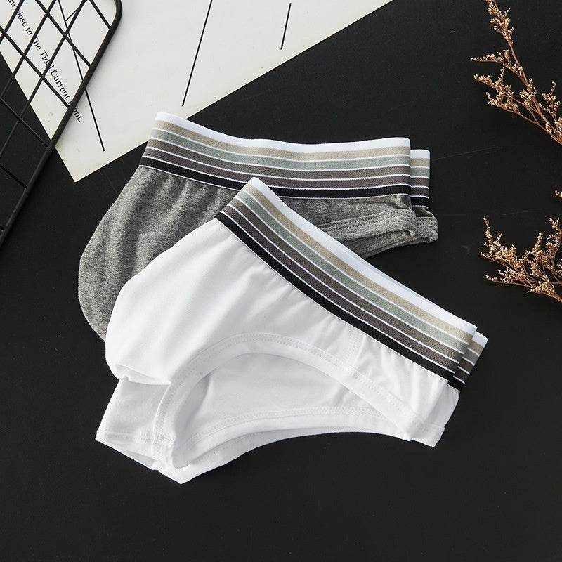 Light Pink Men's Low Waist Cotton Boxers - Stylish Comfort & Breathability - Buy Center