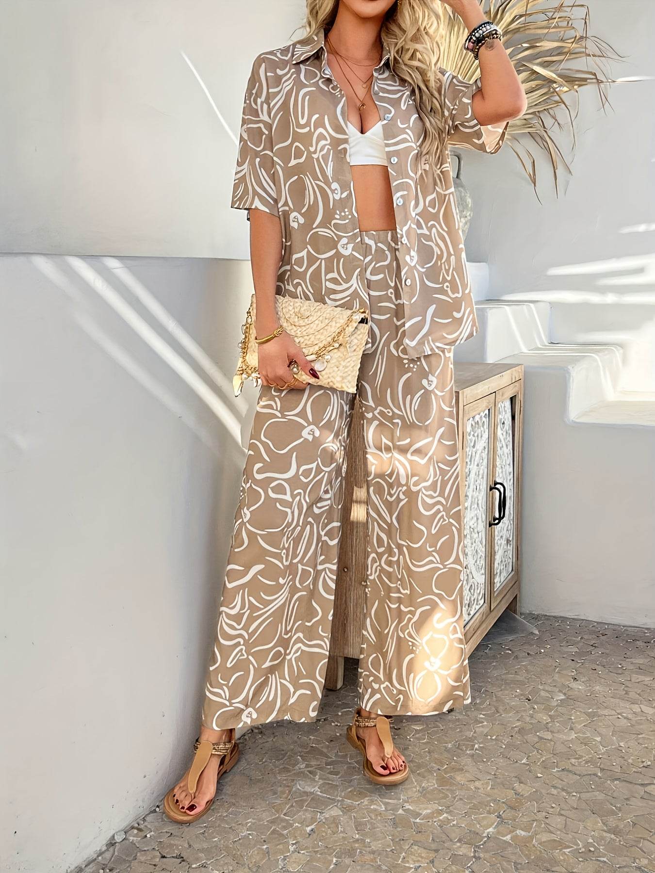 Bohemian Vacation Style Set - Casual Matching Clothing Kit - Buy Center