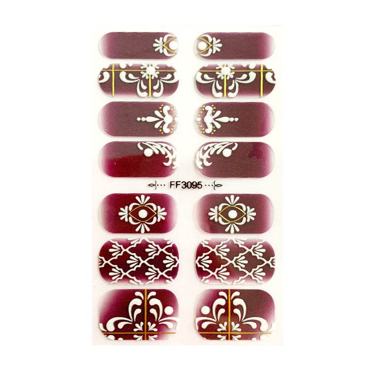 Amazon Fashion 3D Embossed Nail Stickers - Elegant Crystal Design 2025 - Buy Center