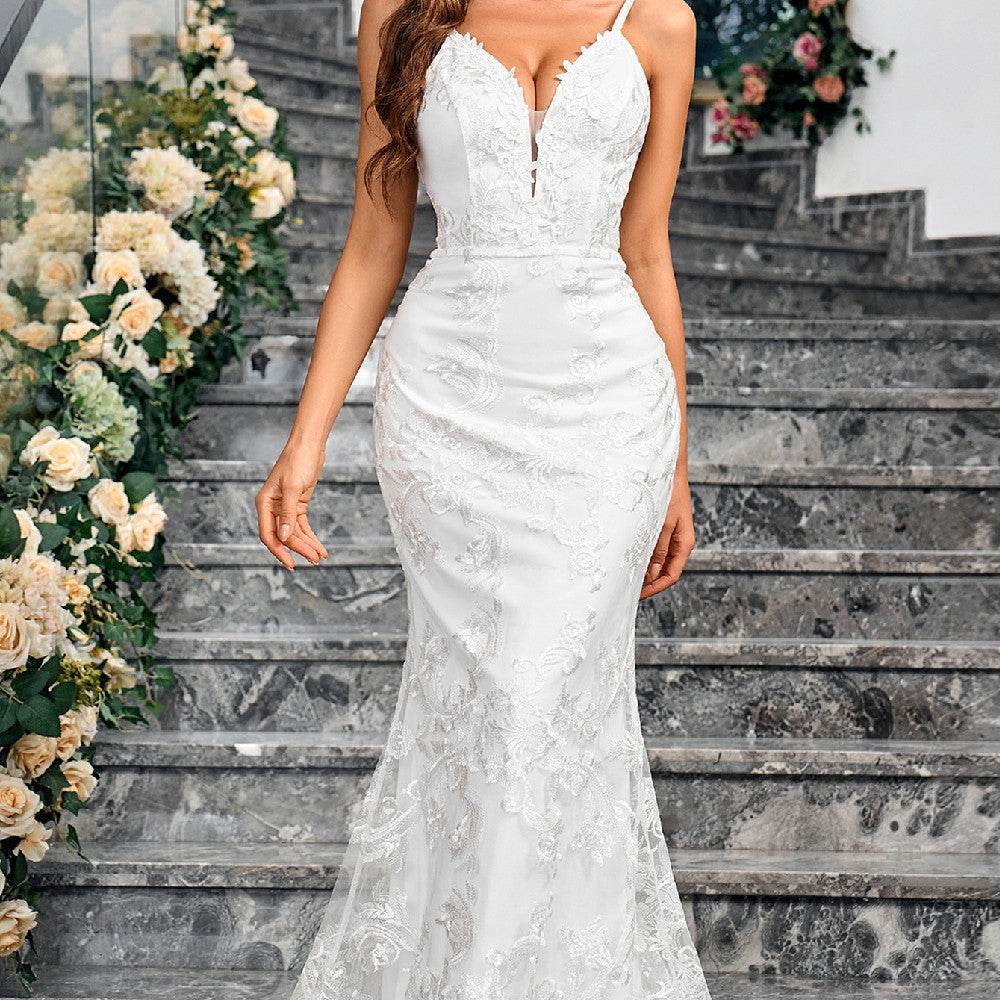Women's Slim-Fit Sheath Dress - Elegant Fishtail Evening Wear 2025 - Buy Center