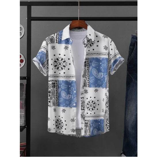 Men's Creative Hawaiian Shirt - 3D Striped Design for Stylish Comfort - Buy Center