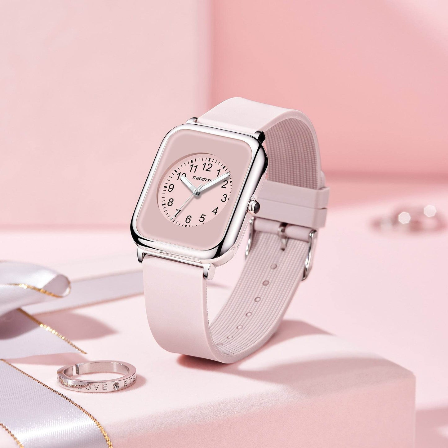 Elegant Black Square Ladies Watch - Waterproof Quartz Movement 2025 - Buy Center